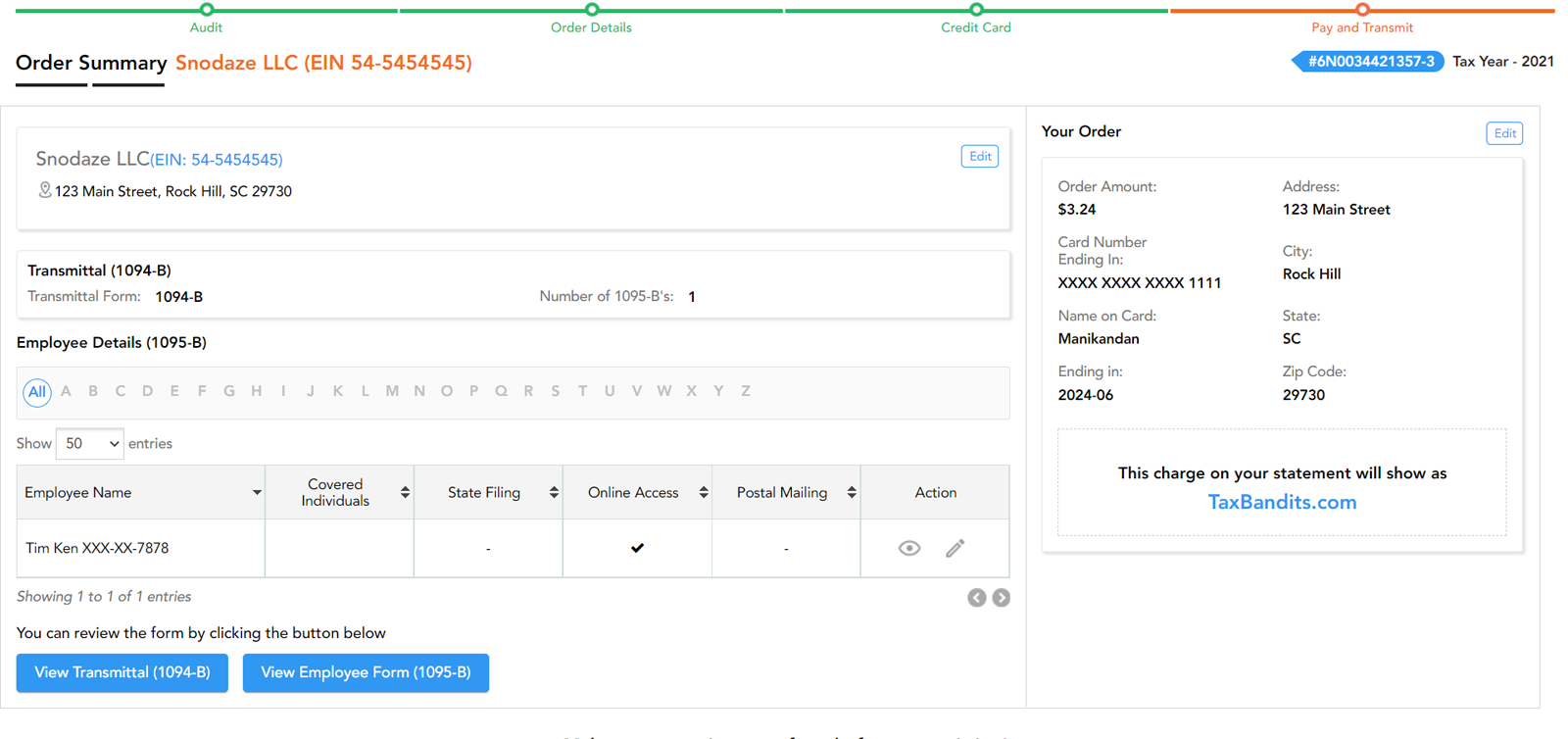 Efile ACA Form 1095B Online How to File 1095B for 2022