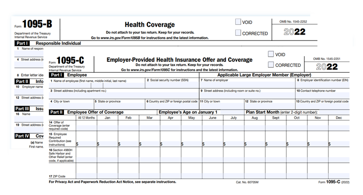  2022 ACA forms 1095-B/C