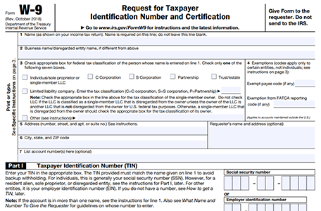 Form W 9 Blank Fillable Printable Download For Free W 9 Instructions