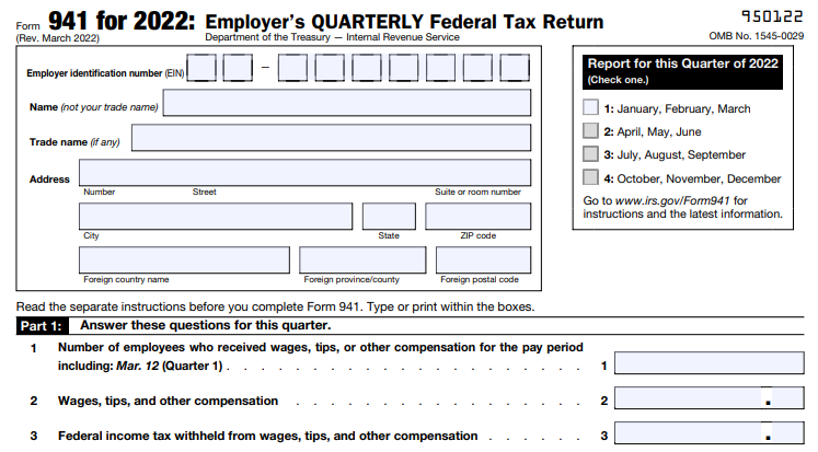 Form 941 Schedule B