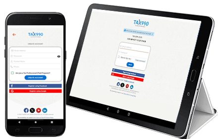 Form 990-N Mobile App