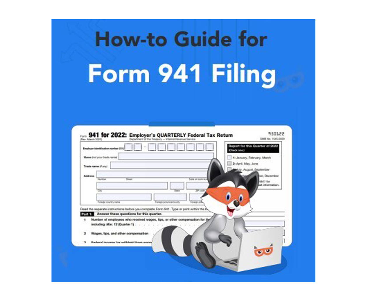 IRS Form 941 Worksheet Template