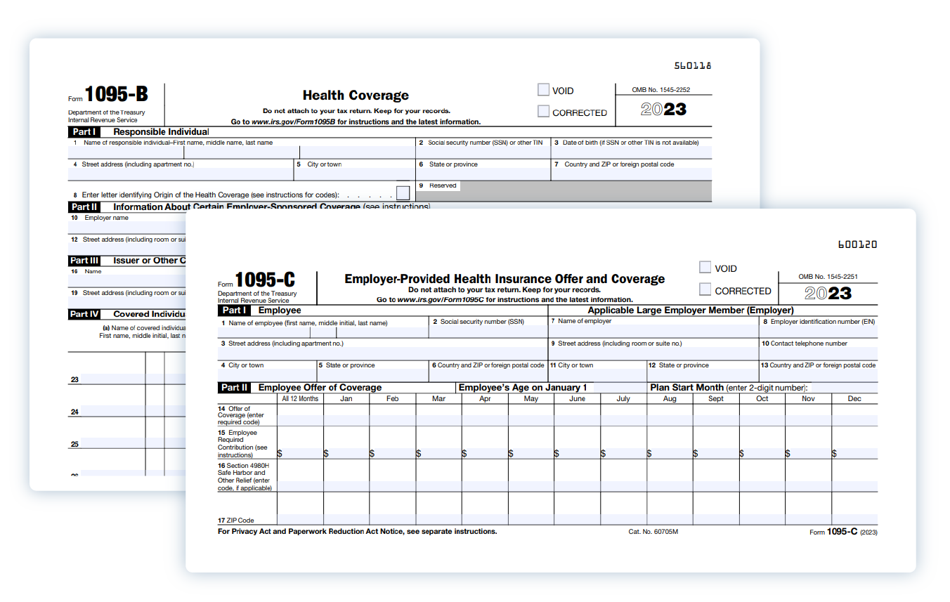 2023 ACA forms 1095-B/C