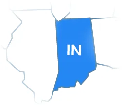 Indiana map