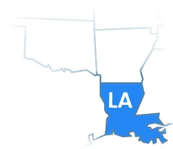 louisiana map