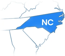 North Carolina map