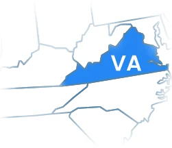 Virginia map