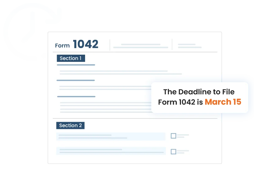 Form 1042 Due Date