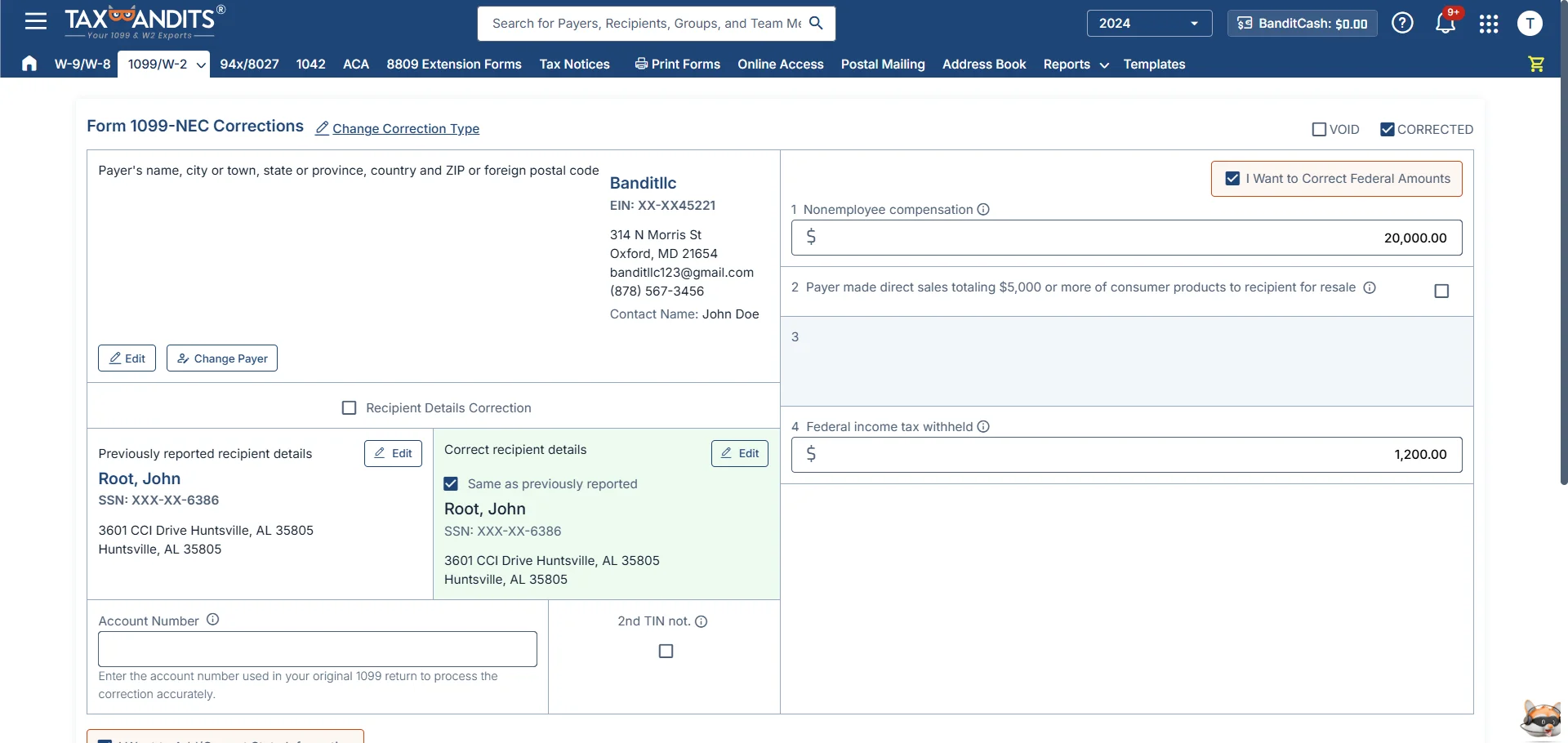 Seamless FIRE-Based Corrections