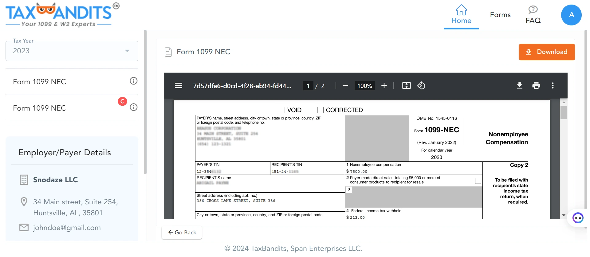 Transmit your Form W-2 to the SSA