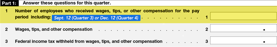 Form 941 Line by Line Instructions