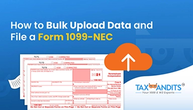 How to Bulk Upload Data and File a form 1099-NEC