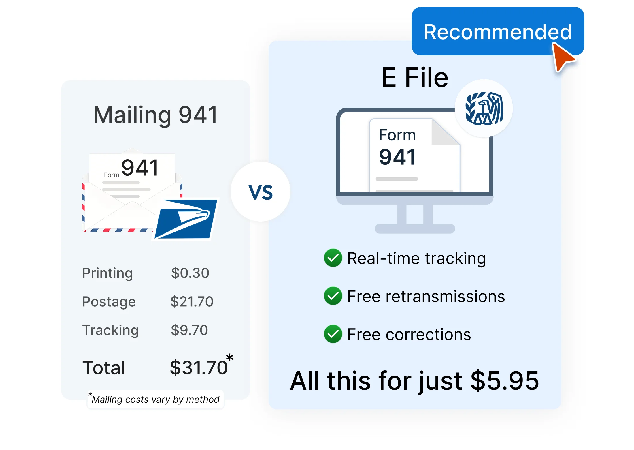 E-Filing (IRS-Recommended)