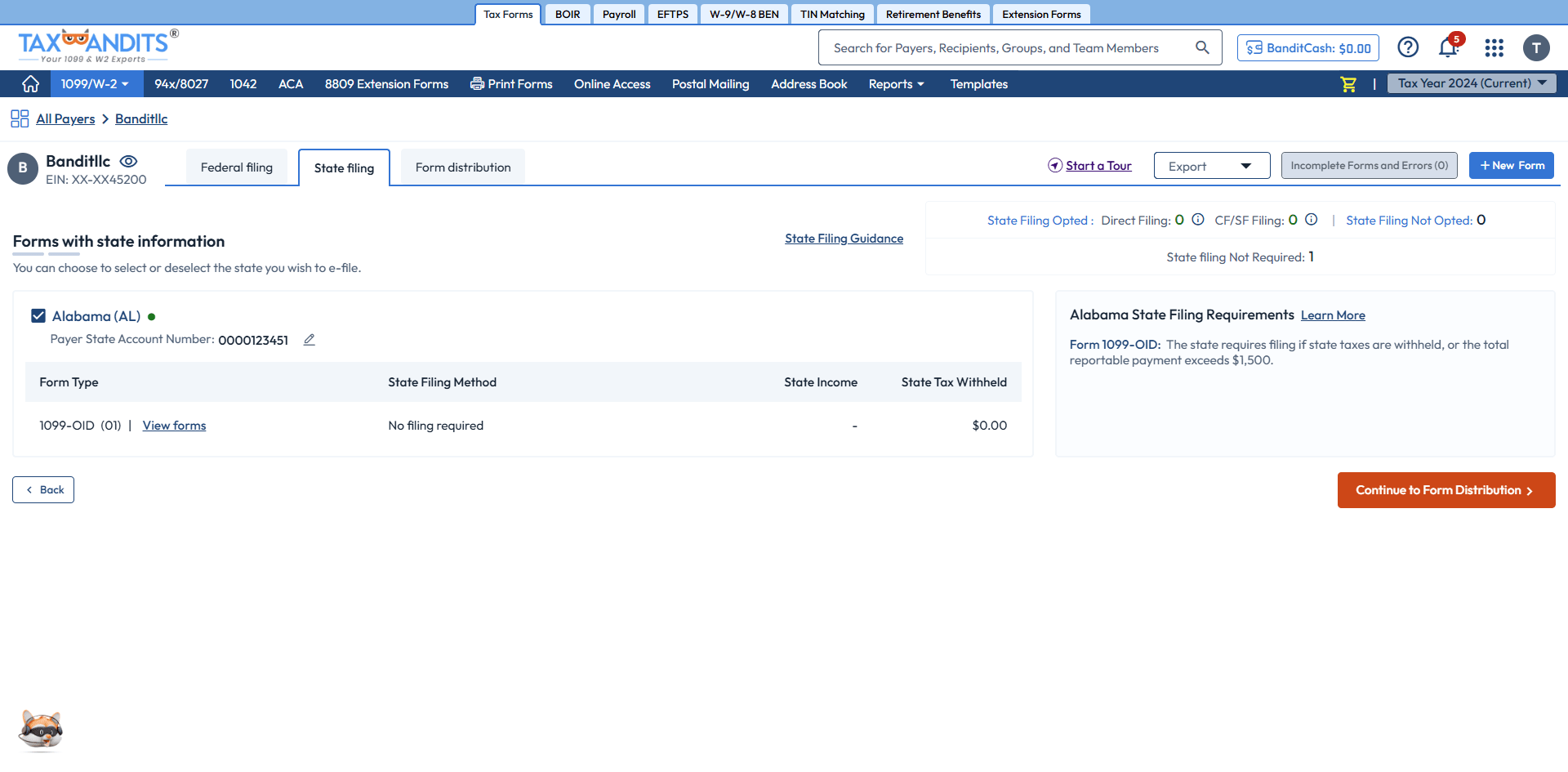 Distribute Form 1099-NEC to Recipients
