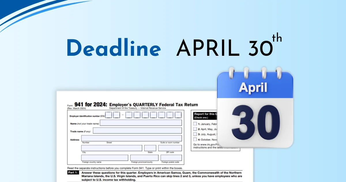 Form 941 Due Date