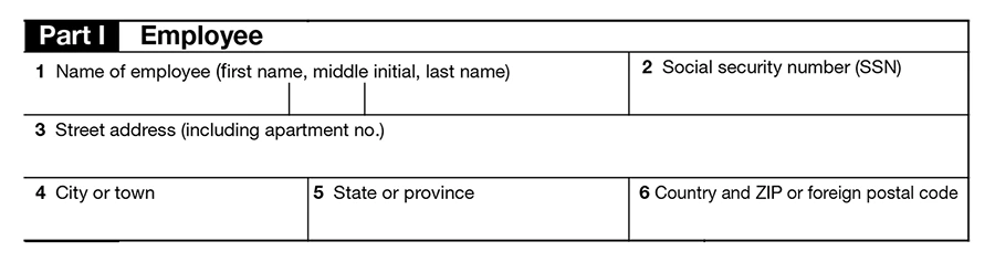 Form 1095-C Part 1