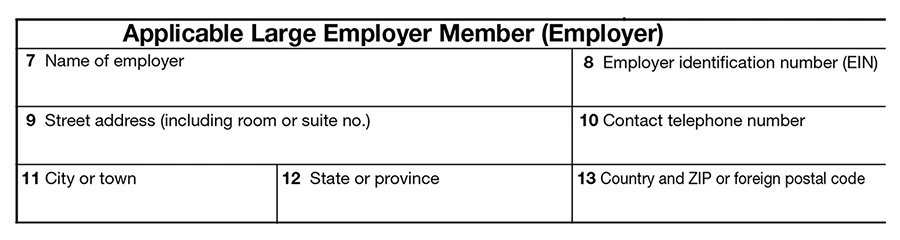 Form 1095-C Part 1