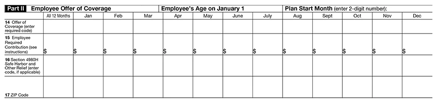 Form 1095-C Part 2