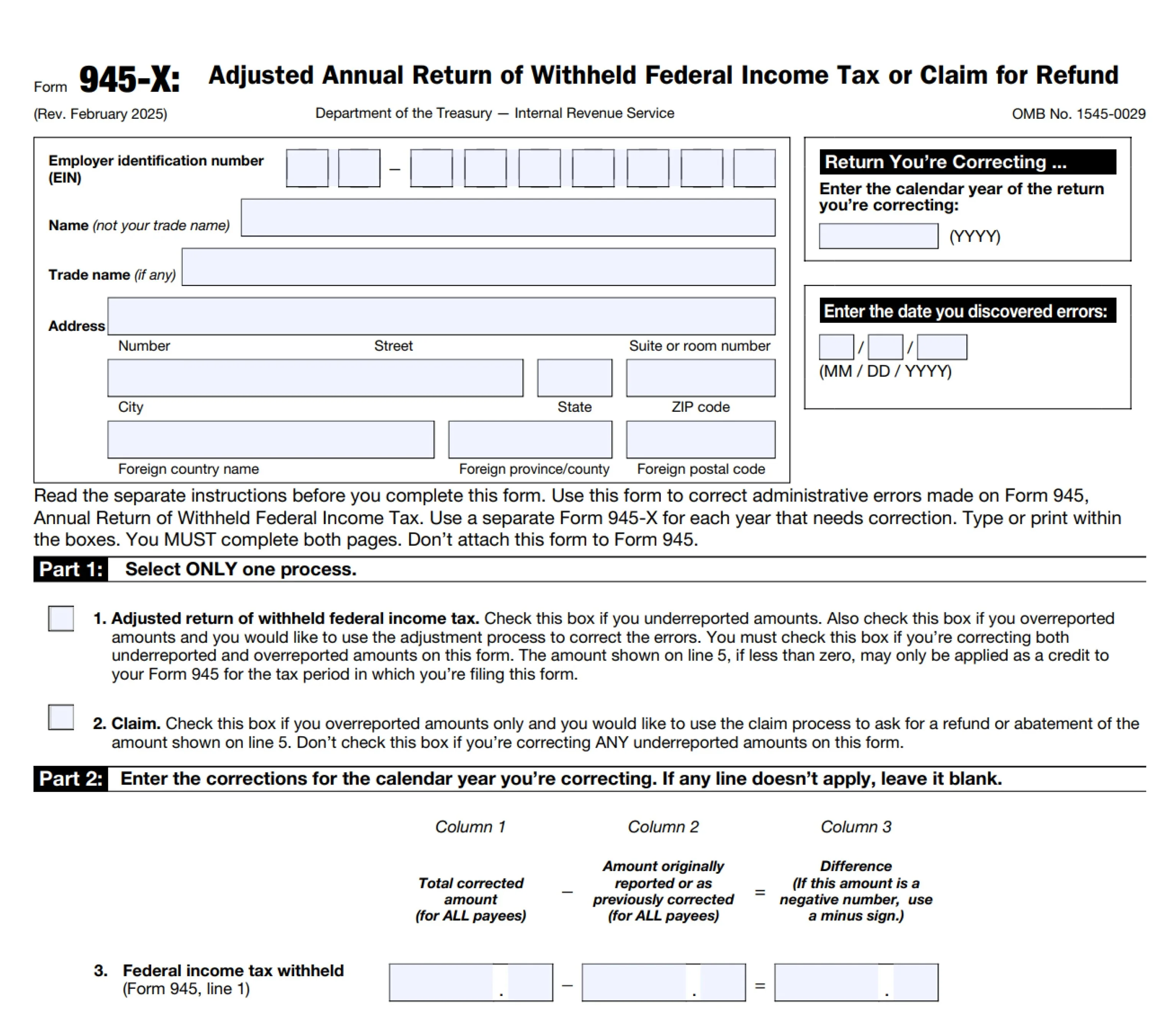 IRS Form 941