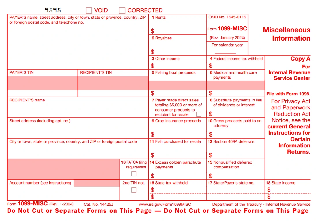 Form 1099-MISC