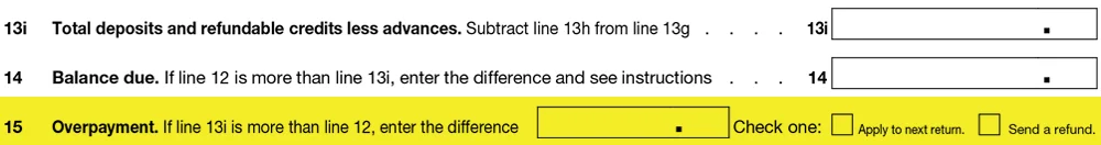 Line 15 - Form 941 Q2 2021