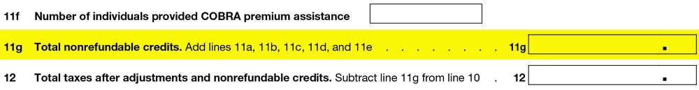 Line 11 g - Form 941 Q2 2021