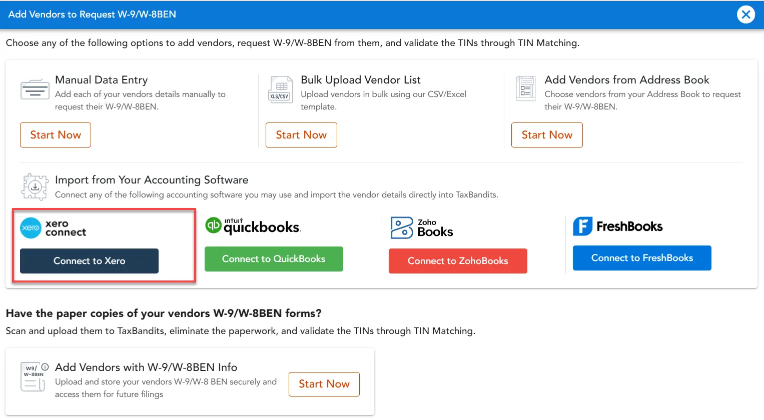 How to Import W-9 Details From Your Xero Account