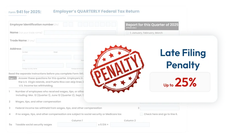 941 Late Filing Penalty