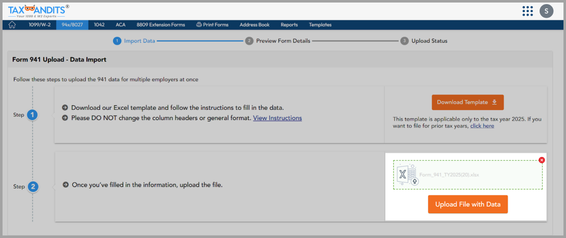 Import, Preview & File—All In Bulk