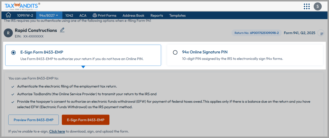 Convenient Signature Options