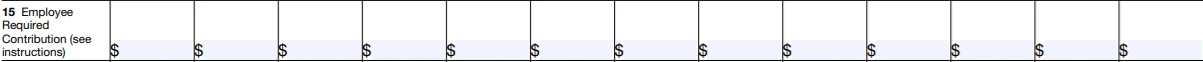 Form 1095-C Line 15 Codes