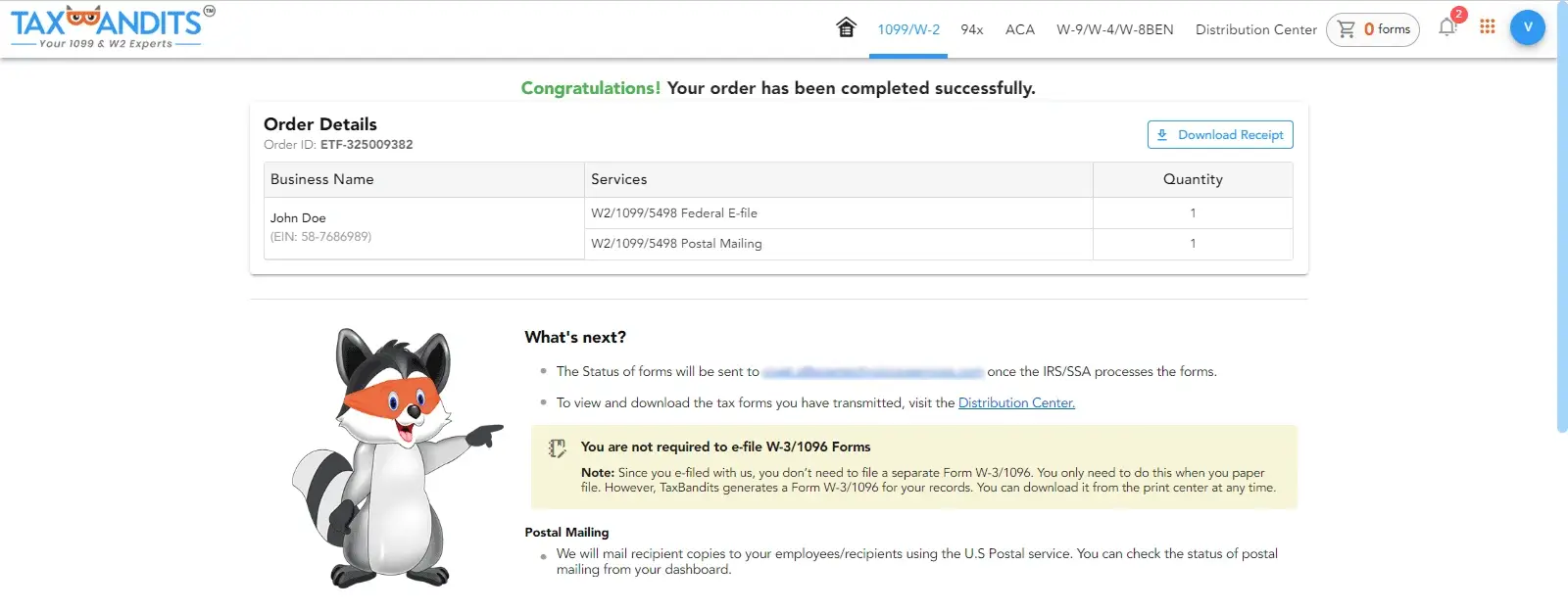 Transmit your Form 1098-e to the IRS