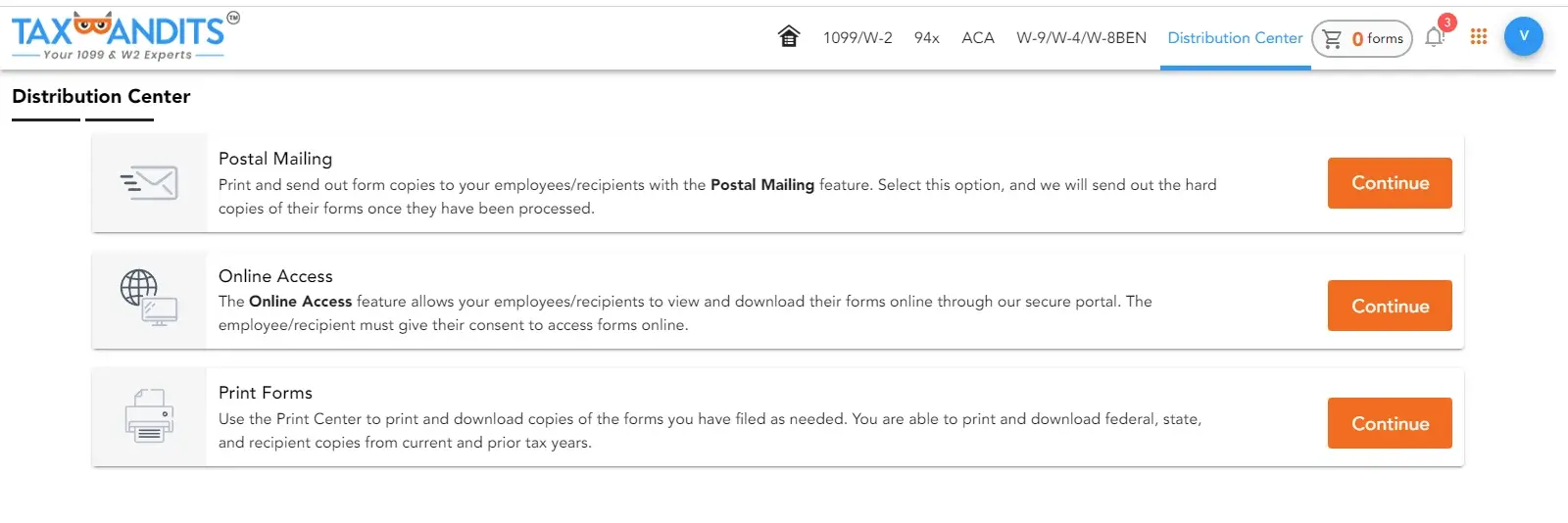 Recipient Copy (Online/Postal)