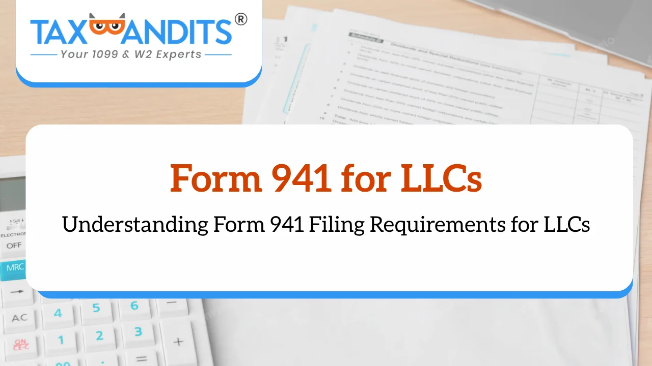 Form 941 for LLC