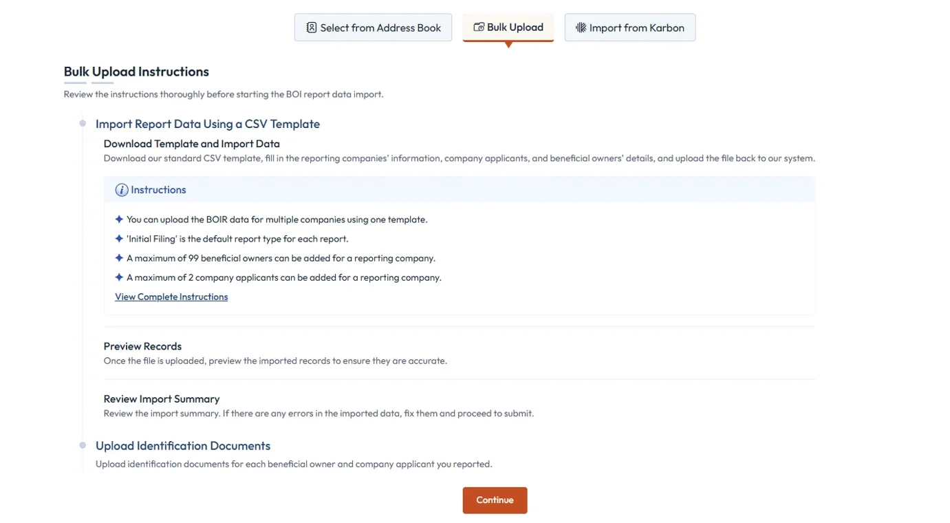 Information You Can Import from Your Karbon Account