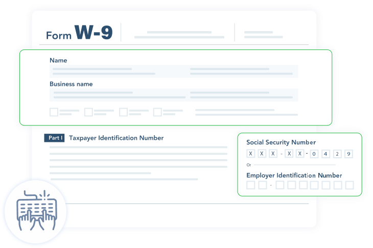 Enter Form W-9 Details