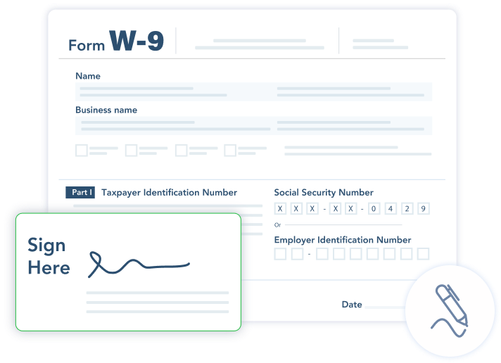 E-sign Form W-9