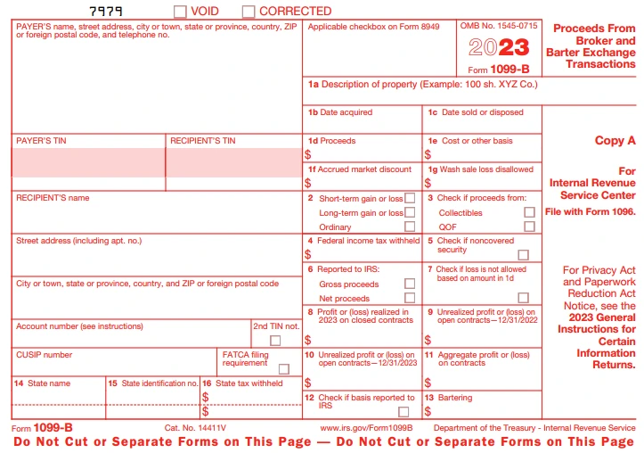 Form 1099-B