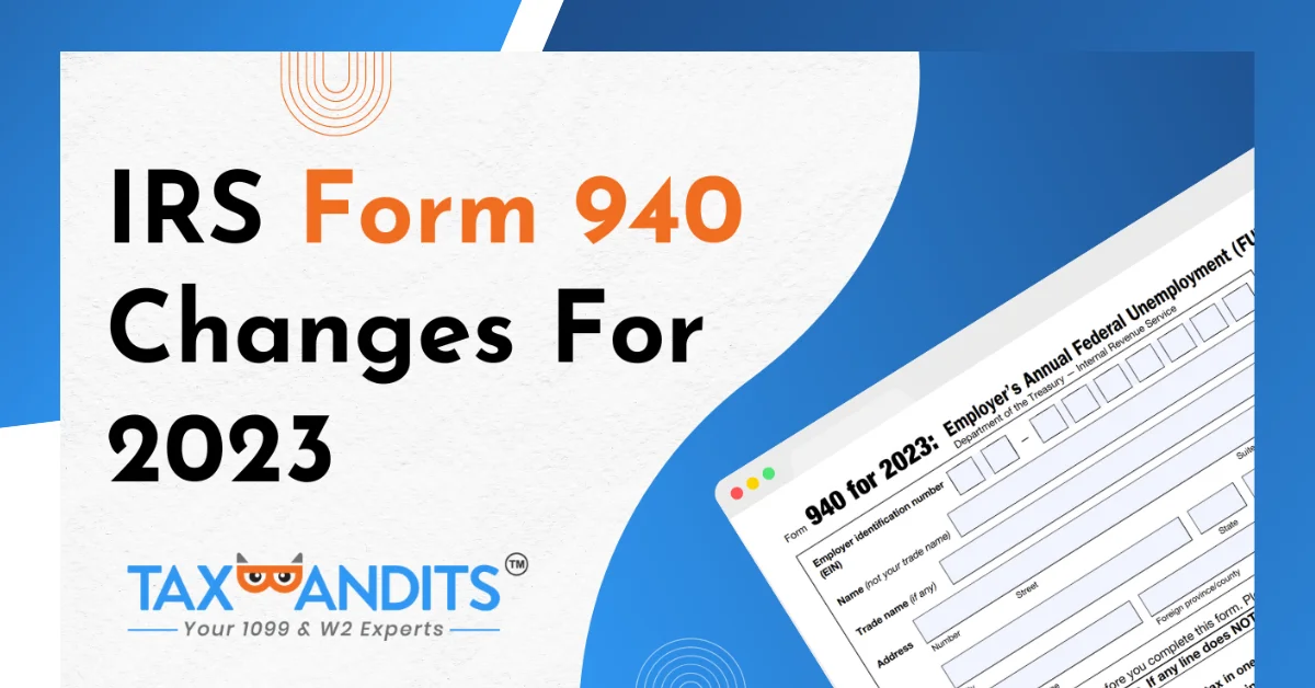 Form 940 changes for 2023