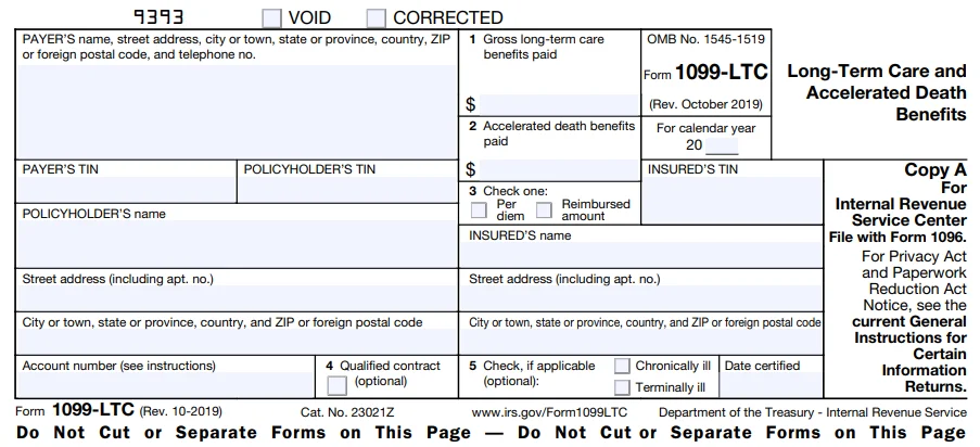 Form 1099-LTC