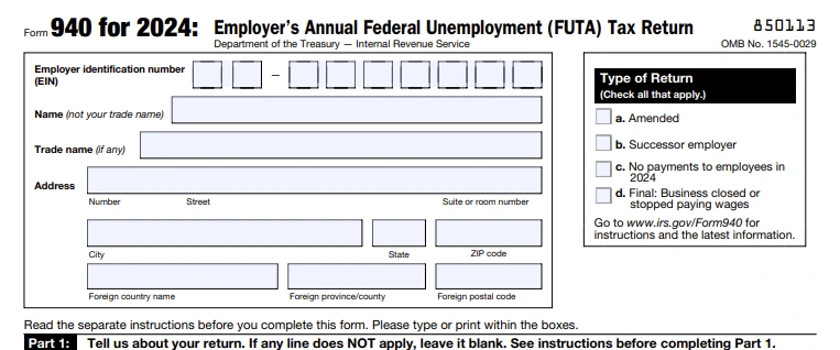 Form 940