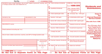 What is form 1099-DIV