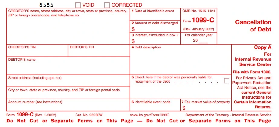 Form 1099-C