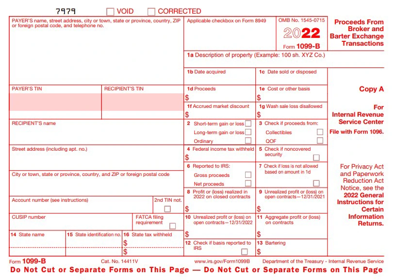 Form 1099-B