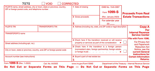 Form 1099-S