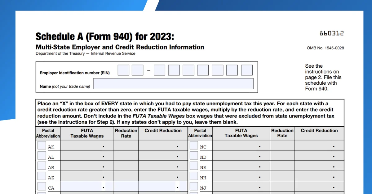 Schedule A (Form 940)