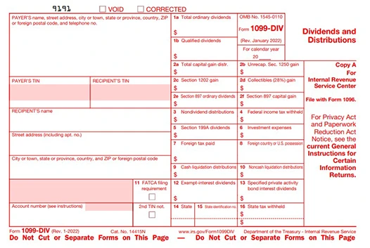 2023 IRS Form 1099-DIV
