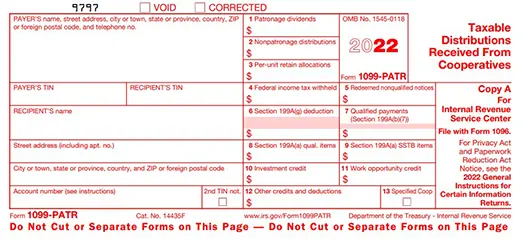 Form 1099-PATR