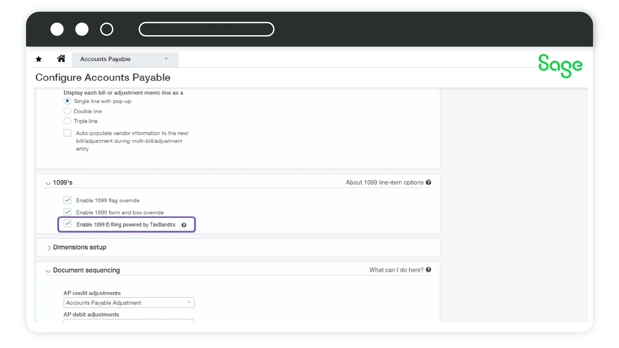 Sage intacct 1099 integration to e file 1099 forms exclusive e file