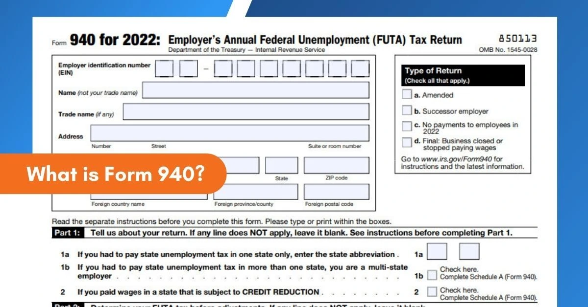 Form 940 for 2020